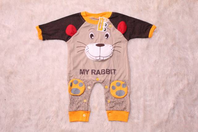 Bayi baru lahir jumper rumper baju kodok bayi