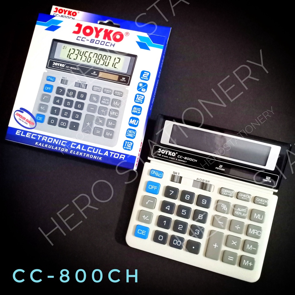 

Joyko calculator kalkulator elektronik CC-800CH