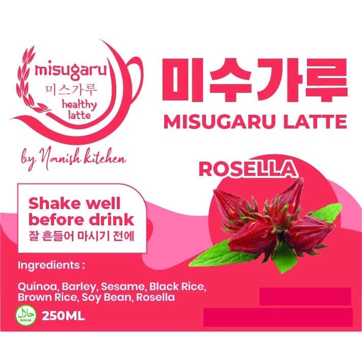 

Misugaru Rosella Latte