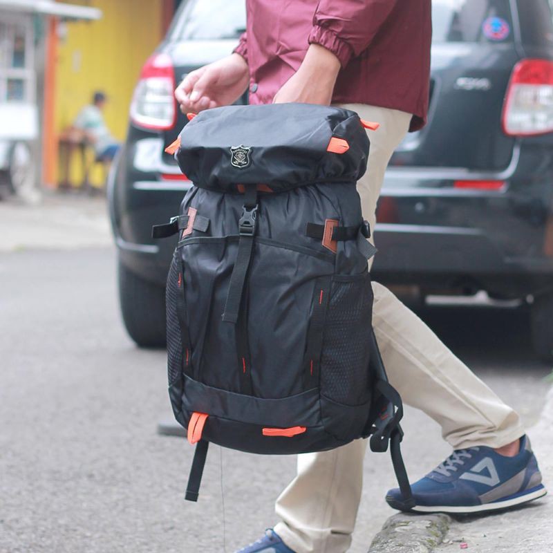 Tas Keril Semi Carrier Pria Wanita 40 Liter Backpack Punggung Ransel Gunung Mudik Distro Original