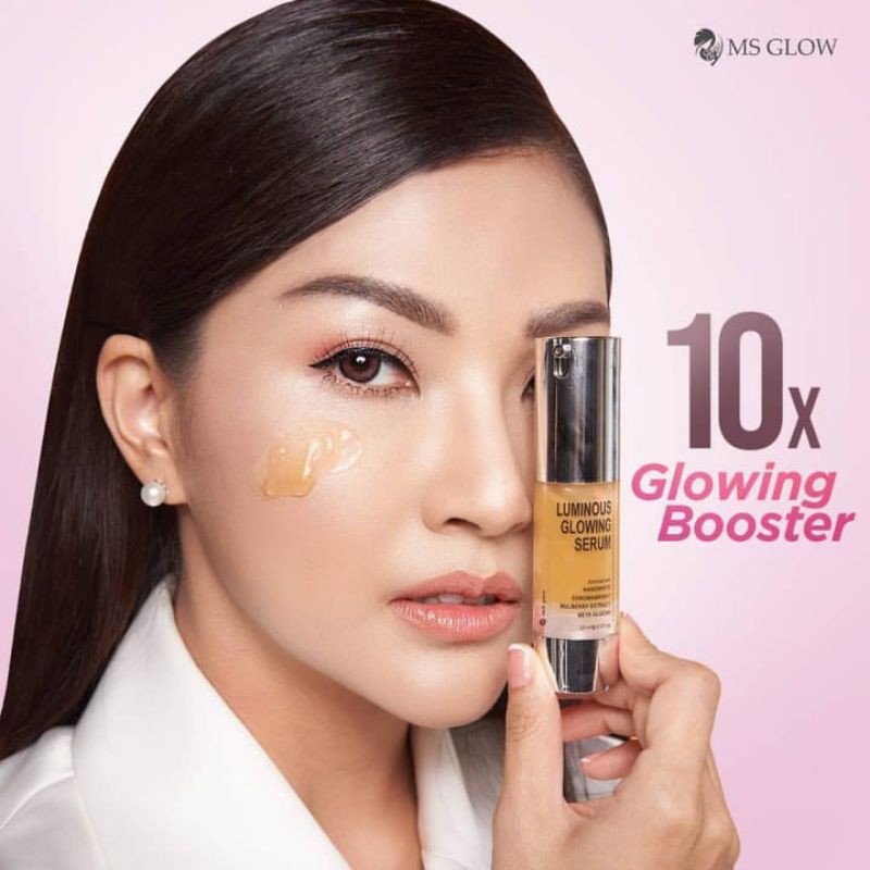 luminous glowing serum ms glow original