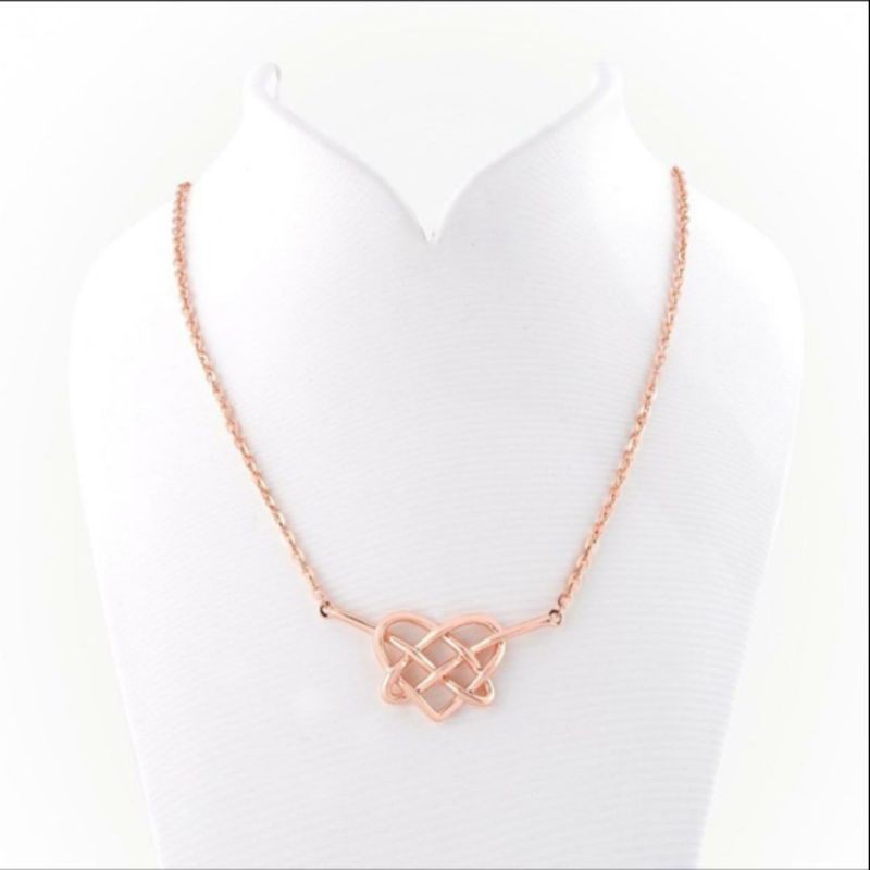 Kalung Titanium Ikatan Cinta Gold dan Rosegold N1803200