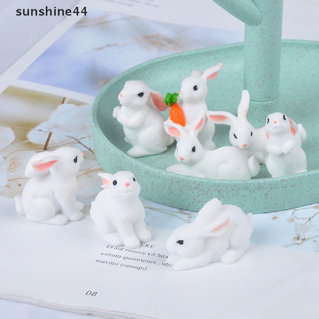 Sunshine 1pc Miniatur Kelinci Untuk Dekorasi Taman Minifairy garden diy