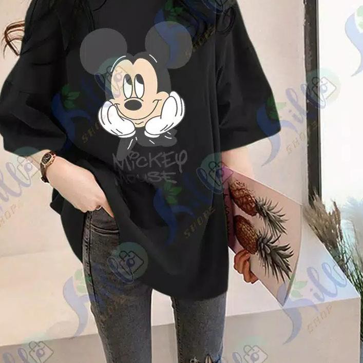 Star T SHIRT KAOS OBLONG  WANITA CEWEK BIG SIZE OVERSIZE JUMBO LD130 KOREA KOREAN IMPORT STYLE MURAH