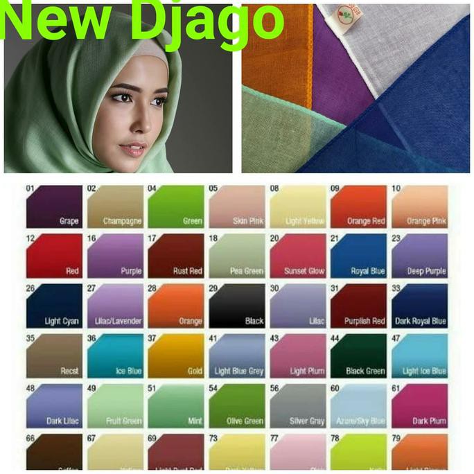 Open Order Kerudung paris/hijab segi empat polos Halus dan grosir Grosir