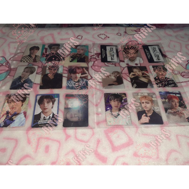 PC photocard official NCT Red Velvet Stray Kids Jaehyun Jeno mirror selfie Jungwoo teropong Yangyang