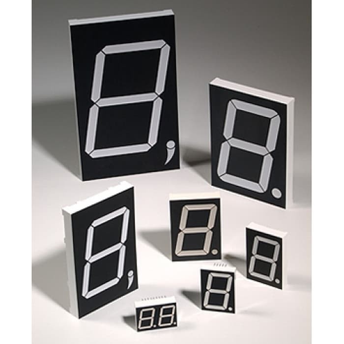 7 Segment 0.8" Merah