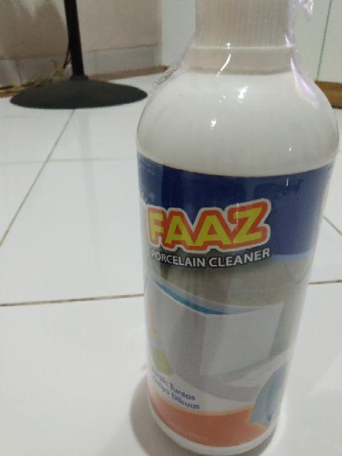 Faaz Pembersih Serbaguna Porcelain Cleaner 1000ml (free 1 Pasang Sarung Tangan Plastik Dan Kuas)