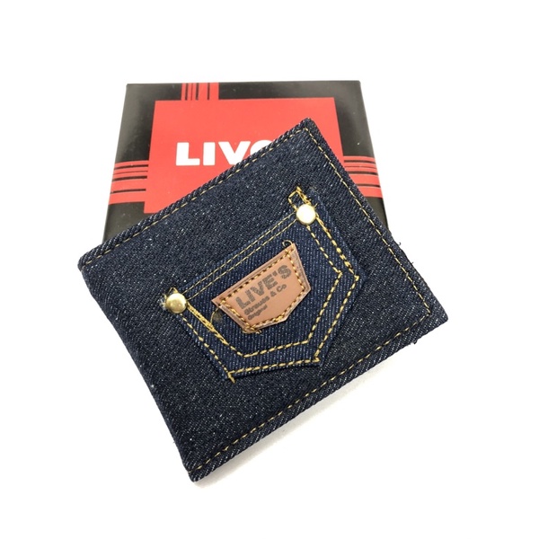DOMPET PRIA MURAH MERIAH DOMPET PRIA BAHAN JEANS DOMPET PRIA LIPAT DOMPET PRIA KAIN DOMPET LAKI LAKI-jeans kantong