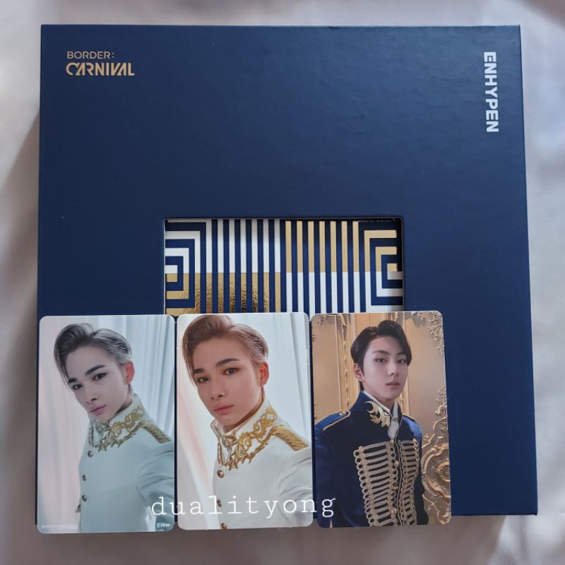 album enhypen border day: carnival up lucky draw soundwave sw pc jungwon niki unsealed