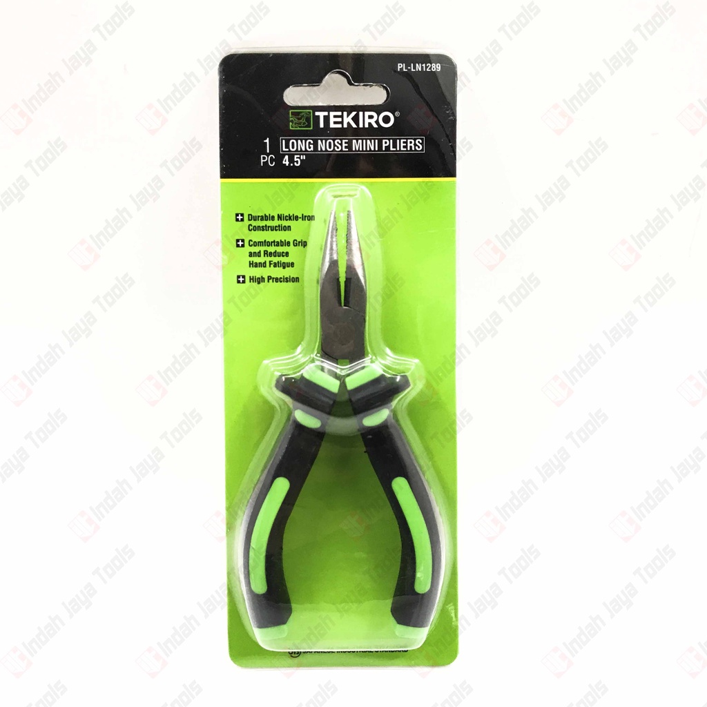 TEKIRO PL-LN1289 Tang Lancip MINI 4.5 Inch Long Nose Pliers