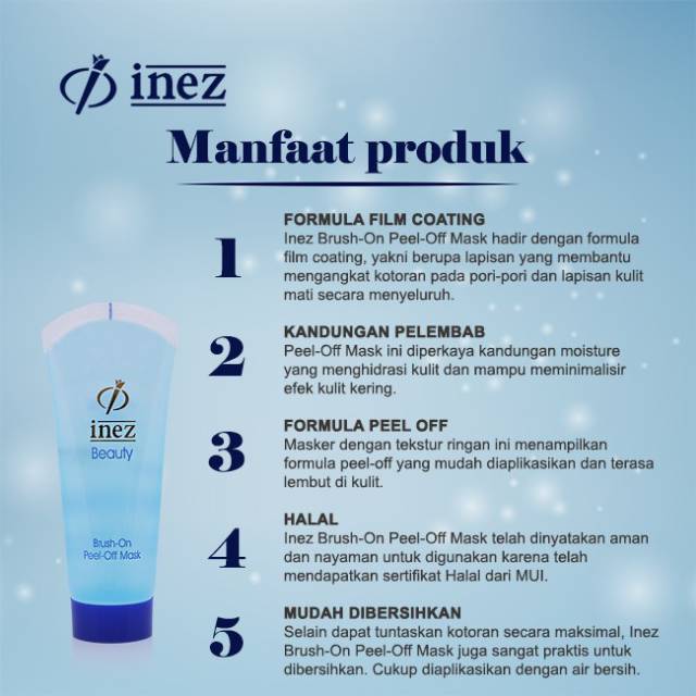 ❤️GROSIR❤️ INEZ Brush On Peel Off Mask