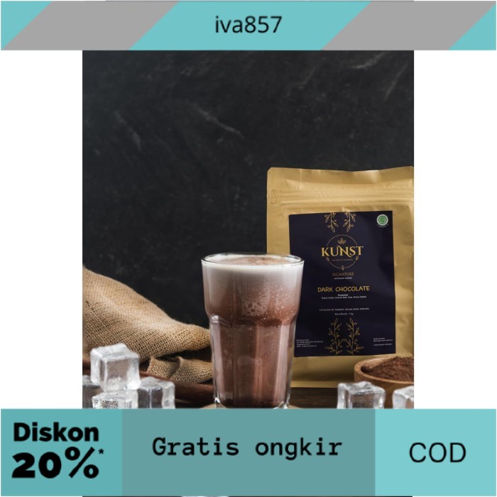 

PROMO DARK CHOCOLATE Signature KUNST POWDER | Bubuk minuman rasa DARK COKLAT GRATIS ONGKIR