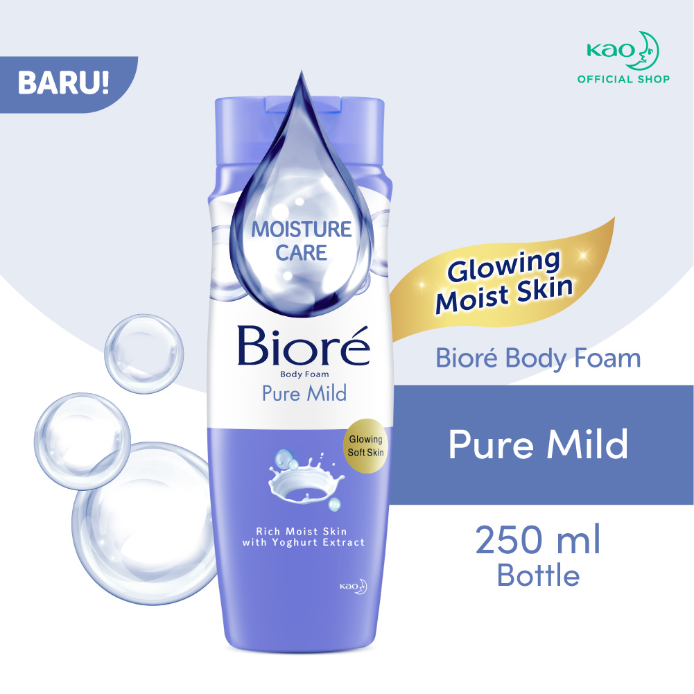 Biore Beauty Body Foam Pure Mild Botol 250 ml (Sabun Mandi