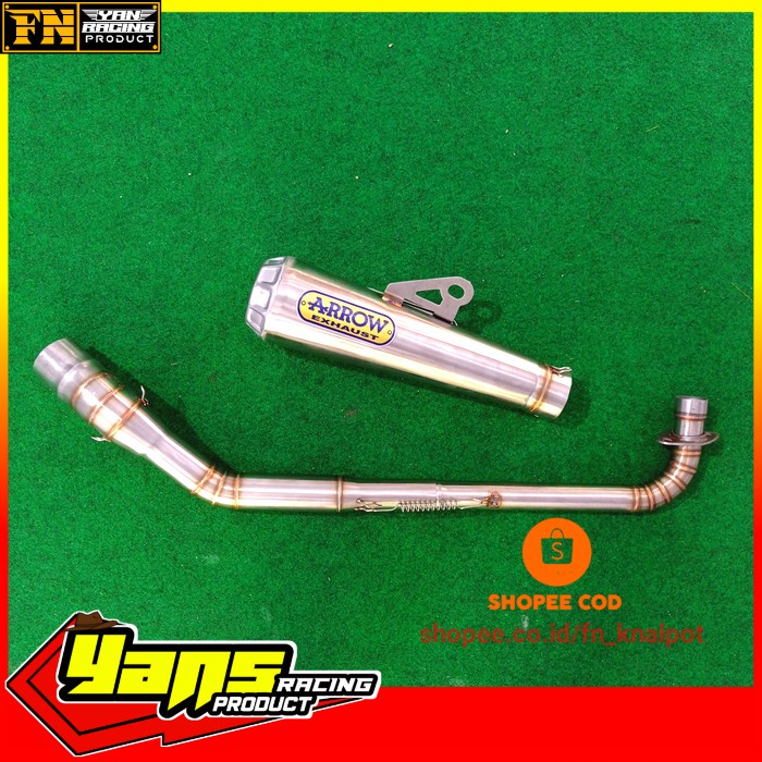 KNALPOT RACING ARROW KOLONG JUPITER Z / VEGA R / SUPRA X 125 / REVO ABSOLUTE / JUPITER Z1 / GRAND / 