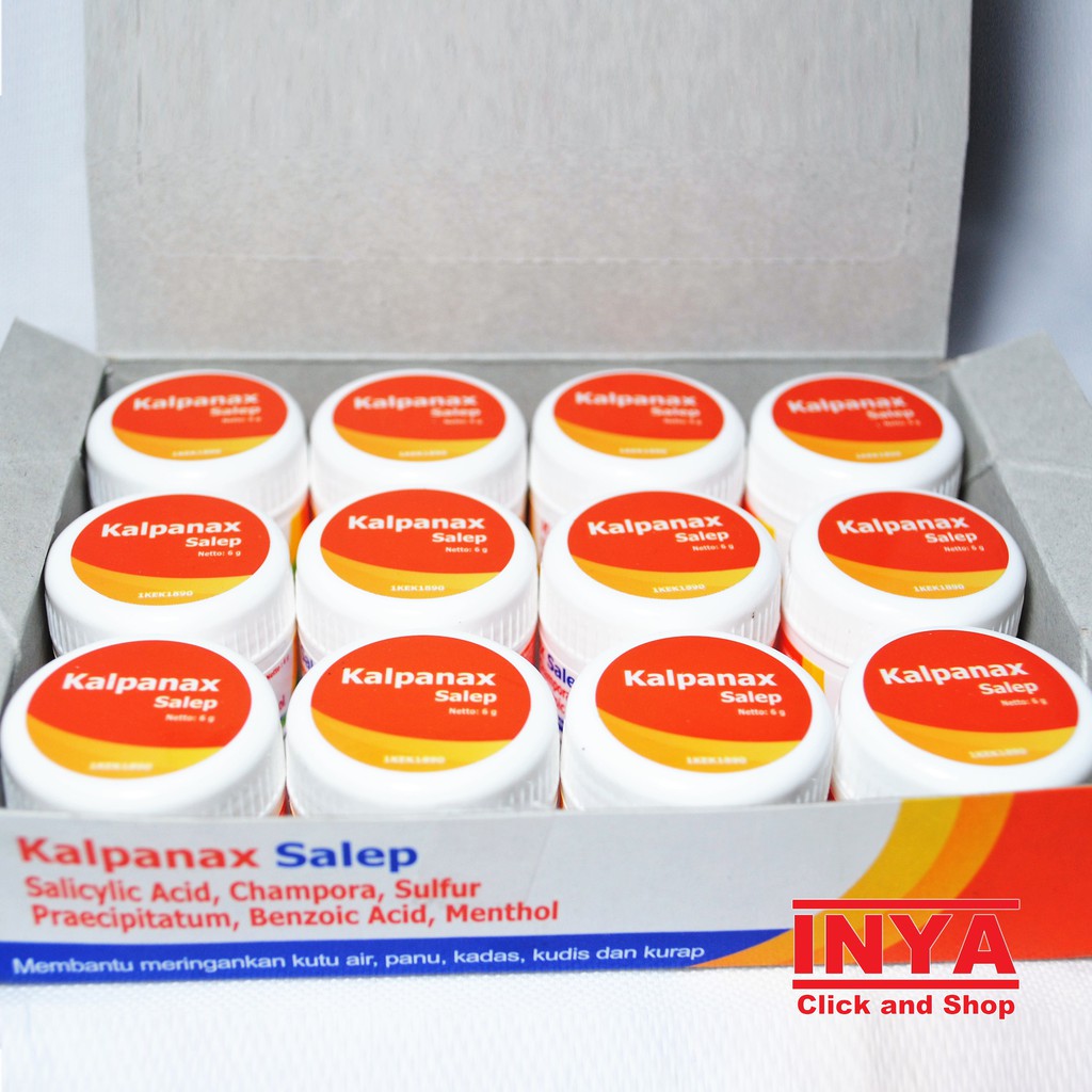 KALPANAX SALEP CREAM 12x6gr BOX - Salep Kulit - Skin Ointment