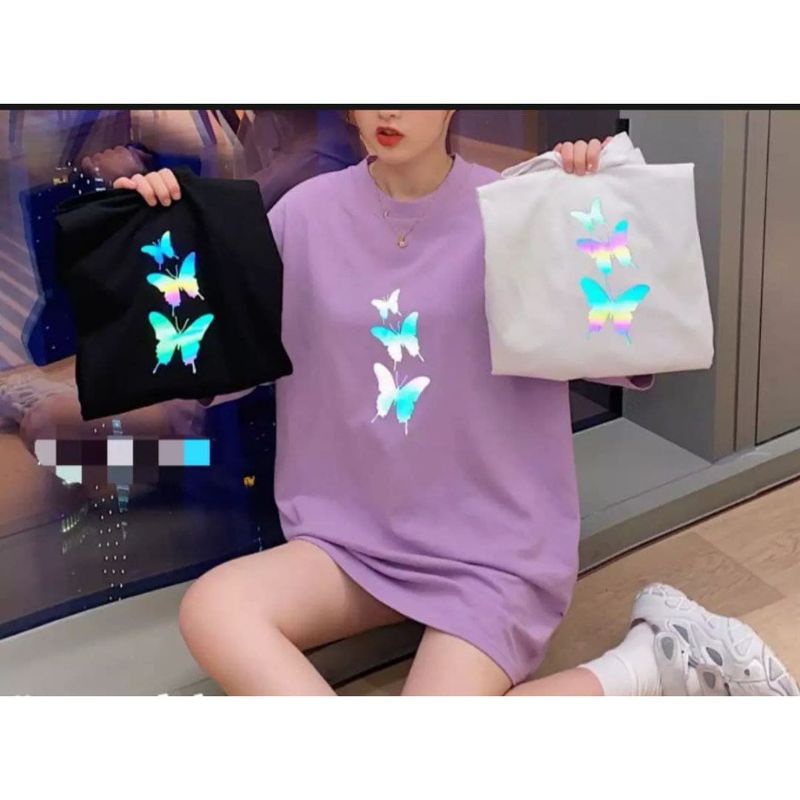 kaos oversize KUPU-Kupu
