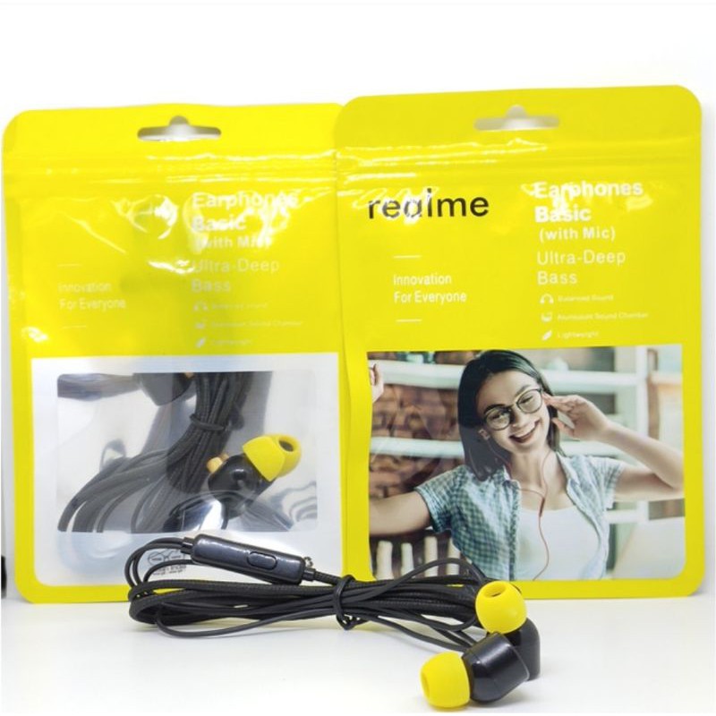 Headset Realme Buds 8 Earphones Basic With Mic Ultra Deep Bass