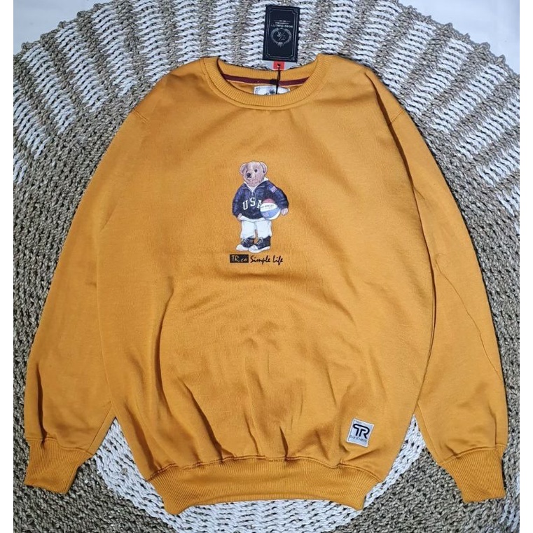 Crewneck Bear/Panda USA Basket Ball Premium Quality
