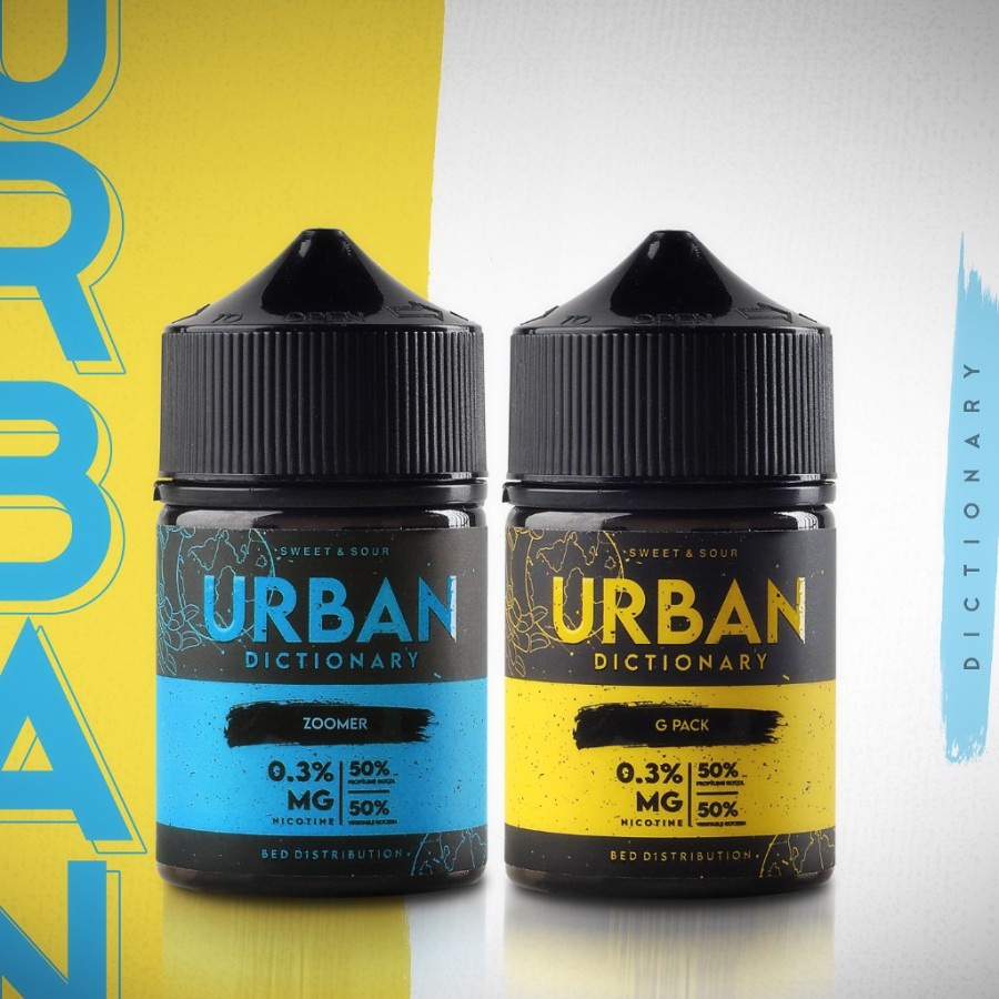 Urban Dictionary 60ML 3&amp;6mg liquid By TNT X BED Distribution berpita cukai