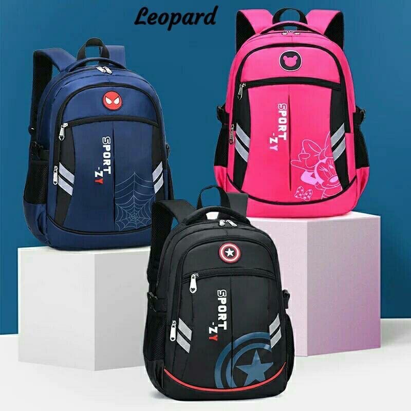 COD tas ransel anak tas sekolah anak captain amerika spiderman mickey mouse tas backpack disney cute