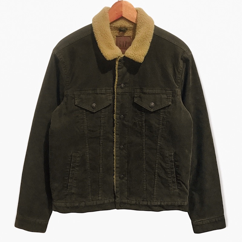 Gap Sherpa Corduroy Trucker Jacket