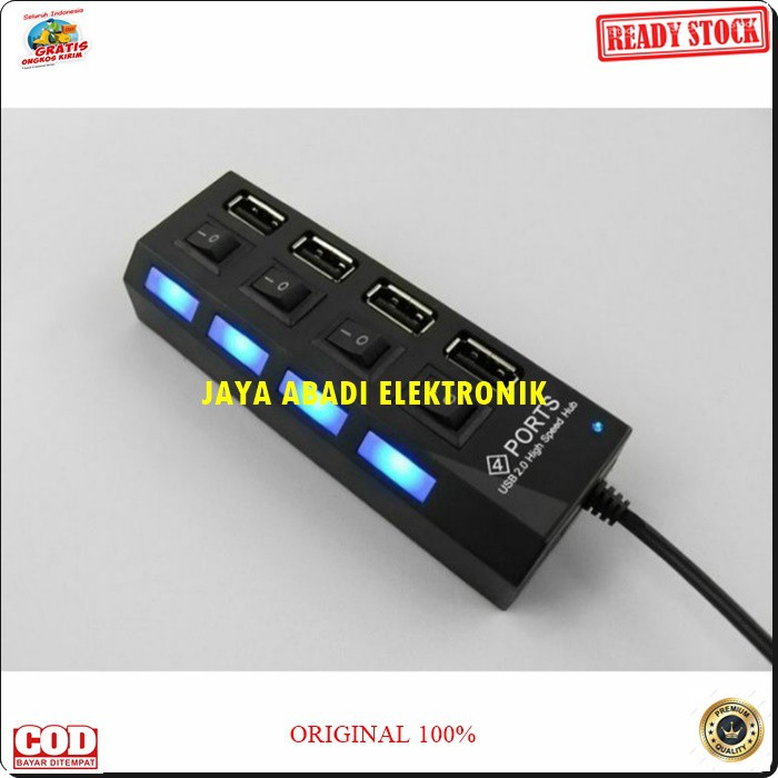 G247 ORIGINAL USB HUB SAKLAR 4 PORT SLOT SAMBUNGAN DEVICE ALAT PENAMBAH CABNG ADA ON OFFNYA CABLE KONEKTOR KOMPUTER CPU LAPTOP SPEED PC PENGHUBUNG ADAPTOR BISA UNTUK SEGALA KOMPUTER BISA JUGA UNTUK SEGALA JENIS ADAPTOR HP UNTUK CAS DAN HARGANYA TERJANGKAU