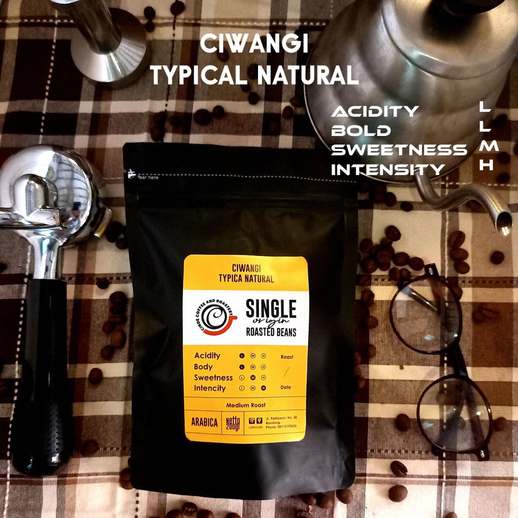 

COFFEE SINGLE ORIGIN ARABICA CIWANGI TYPICA NATURAL 200 GR
