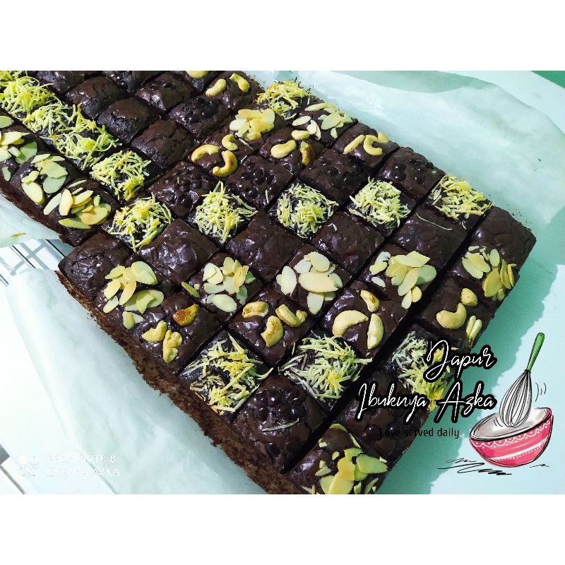 

Brownies panggang Fudgy
