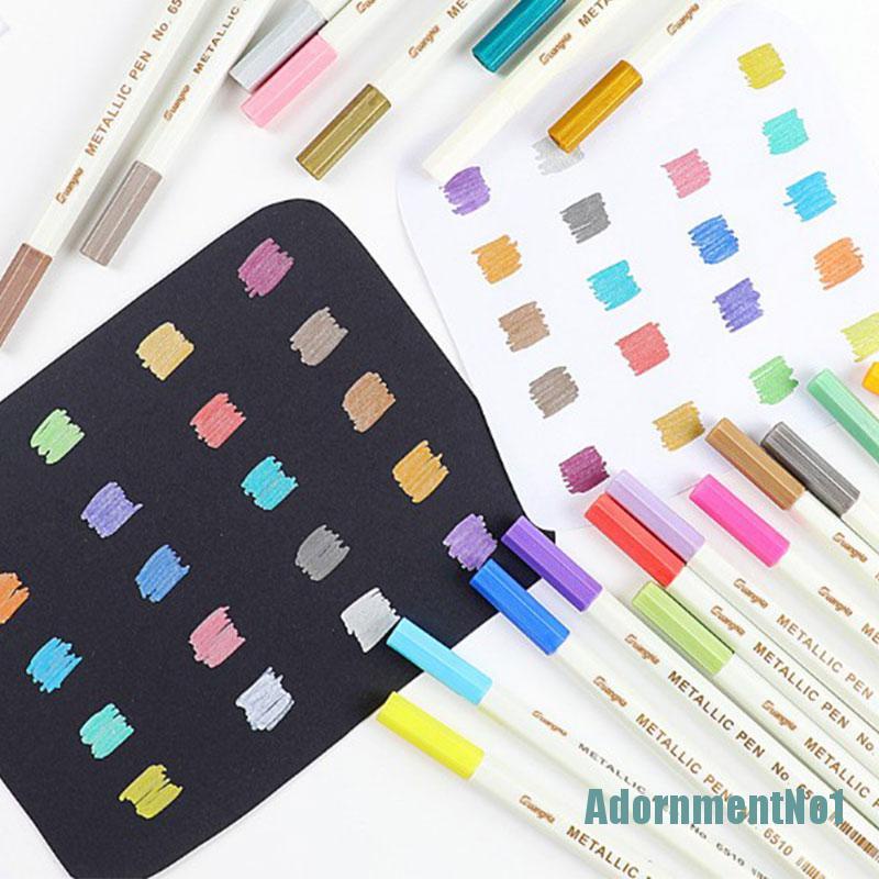 (AdornmentNo1) Spidol Akrilik 20 Warna Untuk Menulis