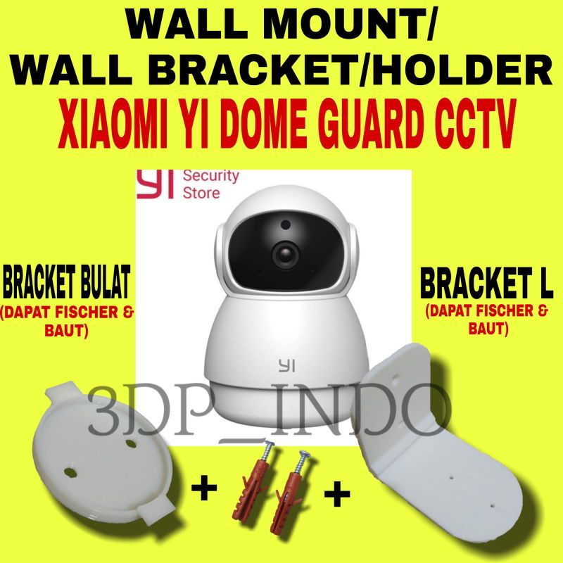 Xiaomi Yi Home Yi Dome Guard Camera CCTV Wall Mount Bracket Holder Braket