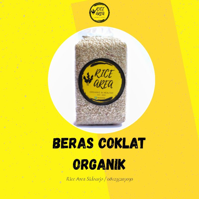 

Beras Coklat Organik Murah 1Kg Pulen