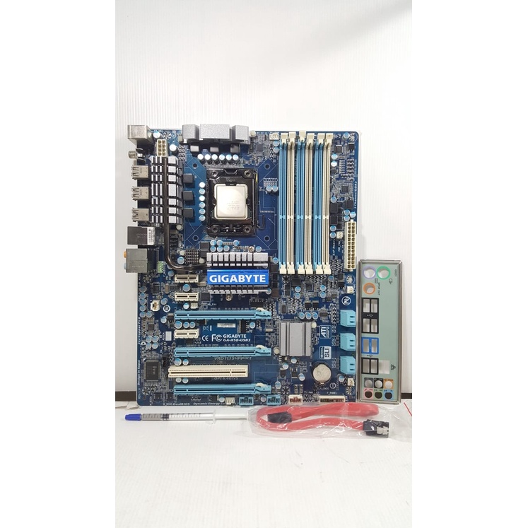 Mainboard Mobo Motherboard LGA 1366 ATX + I7 920 gaming /mining