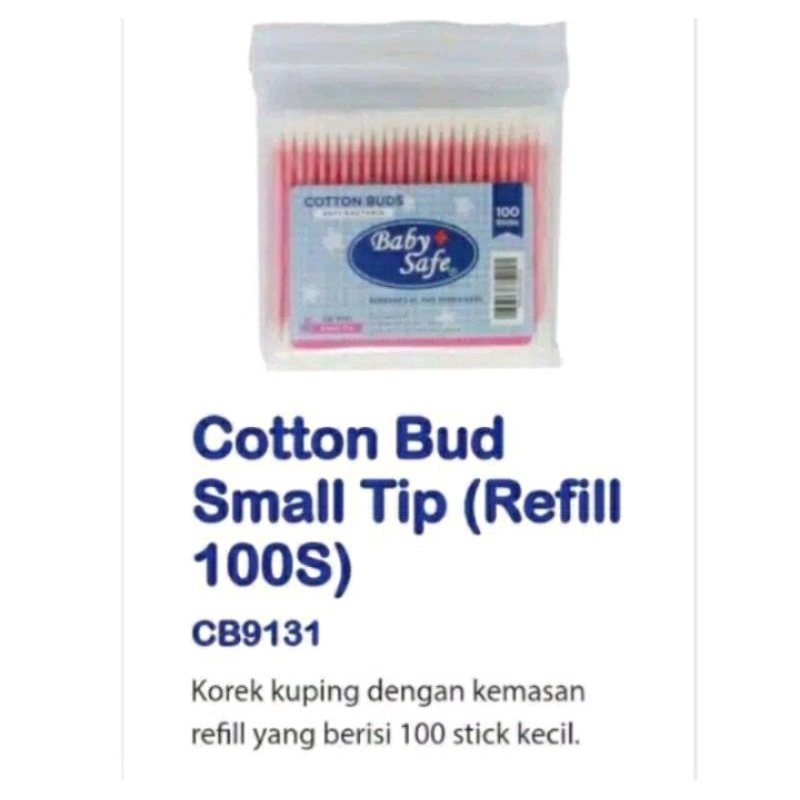 BabySafe Small Tip Cotton Bud 50 Refill Cb9136