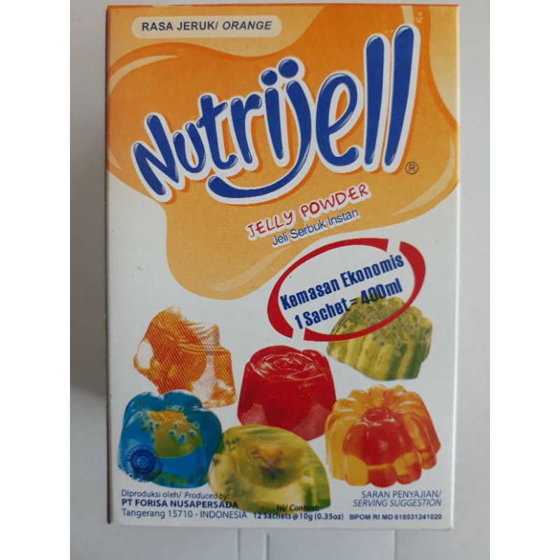 

Nutrijell Rasa Jeruk isi 12 pcs original