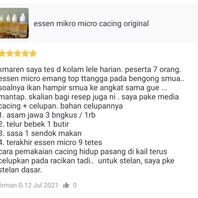 Essen mikro / micro cacing original • BEN.439204