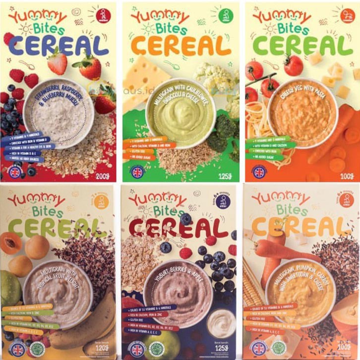 Yummy Bites Cereal / Snack MPASI / Snack Bayi / Snack Anak / Cemilan Bayi / Cemilan Anak / MPASI Bayi / Anti GTM / Non MSG / Non Pengawet / Cereal Mpasi / Cereal Bayi / Cereal Yummy Bites Nayz Cereal