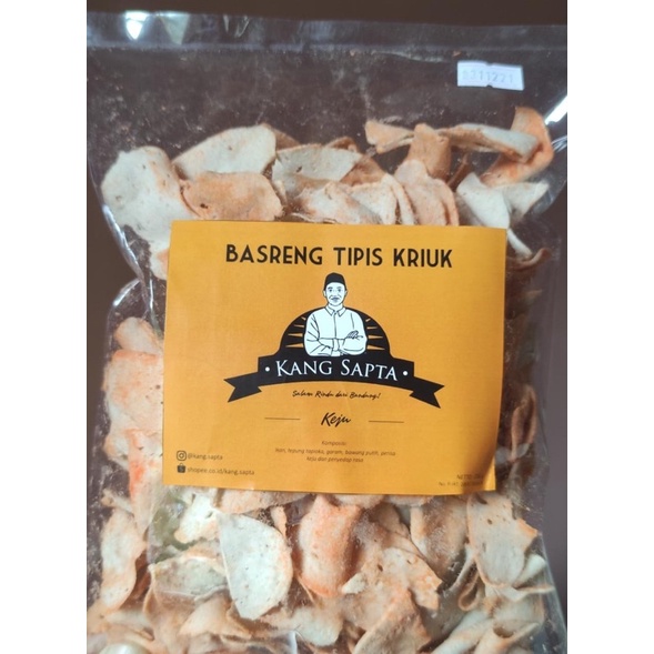BASRENG TIPIS Kriuk Kang Sapta-Keju Manis