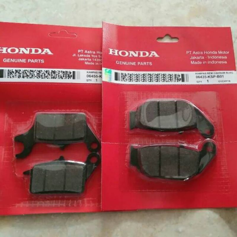 Dispad Kampas Rem Depan Belakang Supra GTR 150 Sonic 150 New 2016 KWB KSP