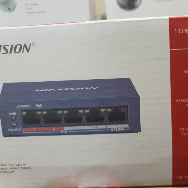 Hikvision POE Switch 4ch