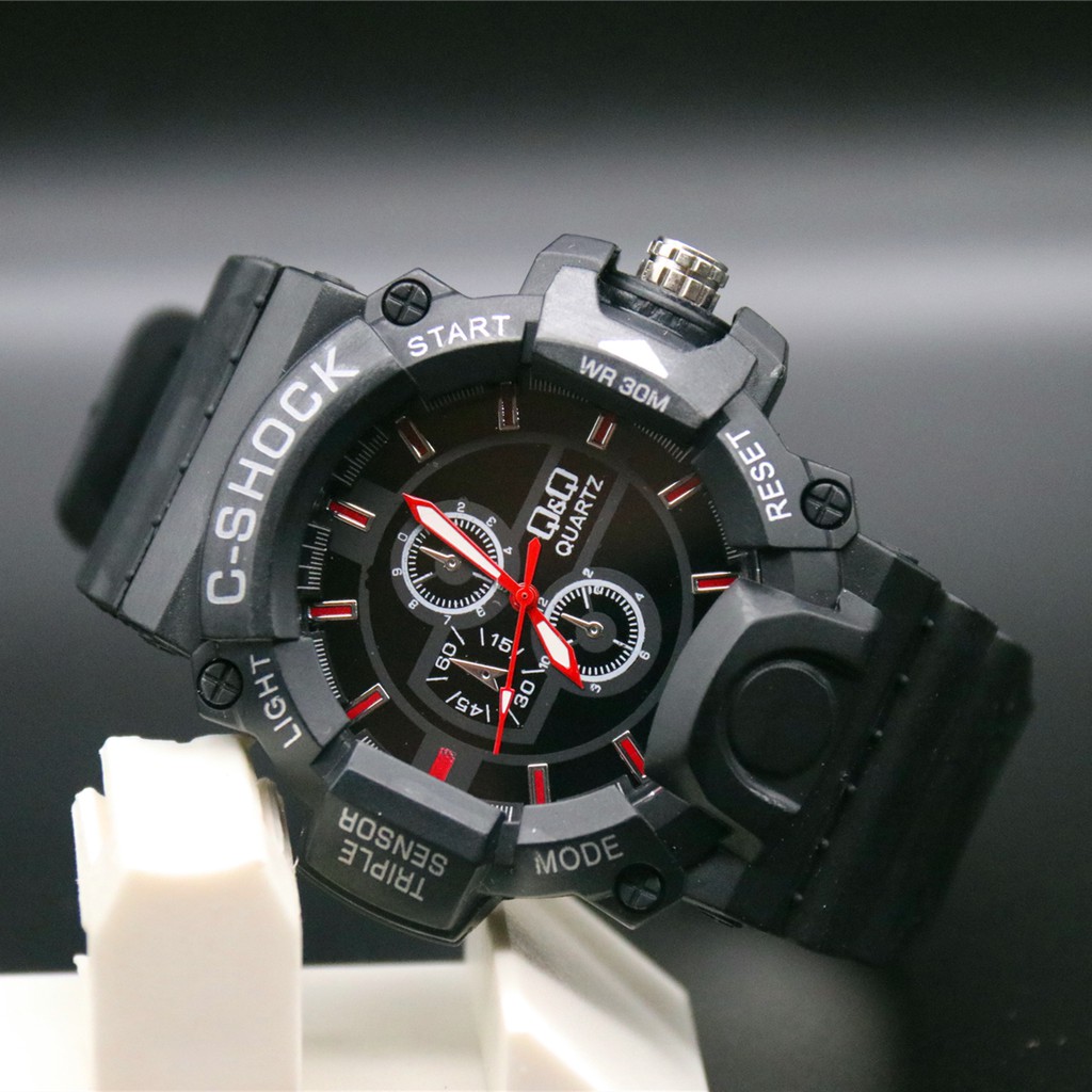 J Q08 Jam tangan pria  analog harga  termurah Jam Tangan 