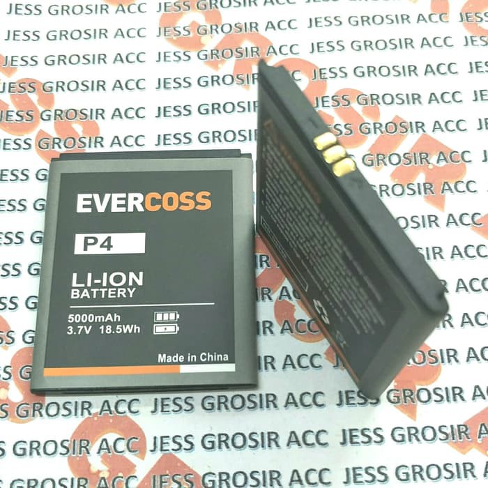 Baterai Battery Original Double Power Evercoss Evercross P4 Jump TV