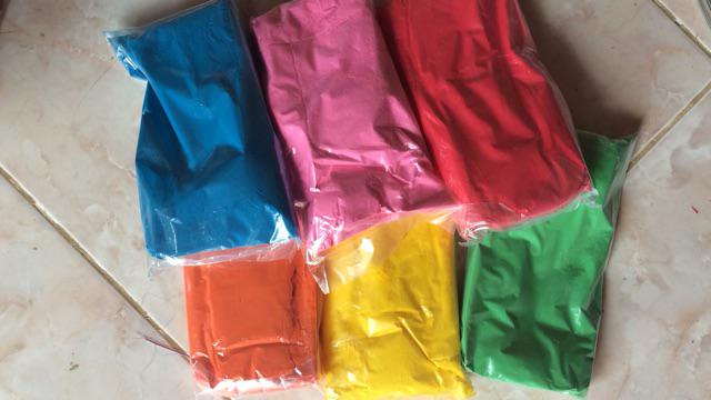 [250gr] Ready Stock Murah Holi Powder Tepung Warna Tepung Holi