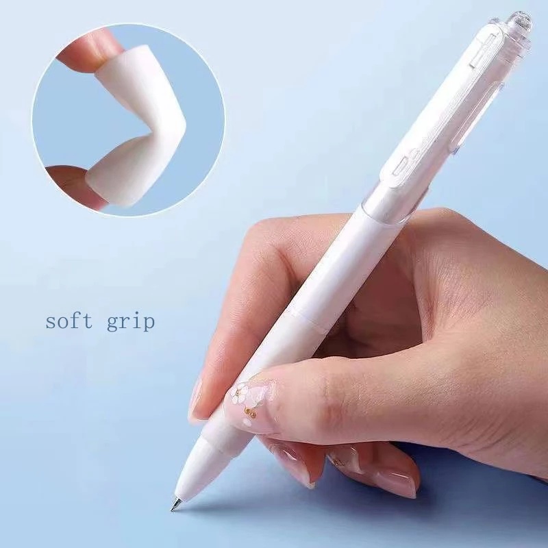 1pc Pulpen Tinta Gel Isi Ulang 0.5mm Bahan Plastik ABS Warna Hitam Untuk Kantor