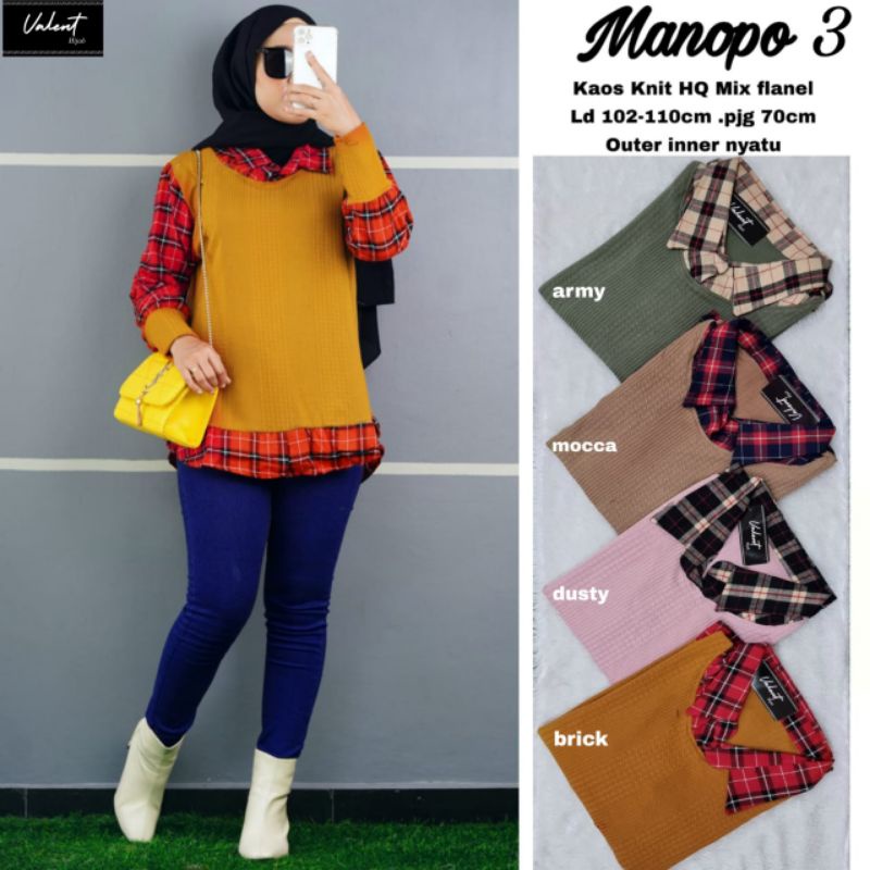 Manopo Blouse || Ld 102-110 Pj 70