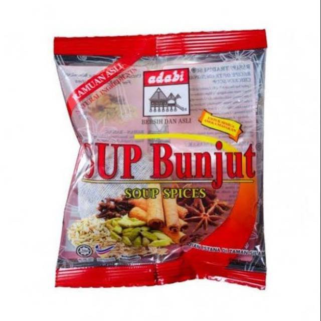 

Adabi Rempah Sup Buntut Adabi Sup Tulang 8gr Bumbu Soup Spices Adabi 8gr