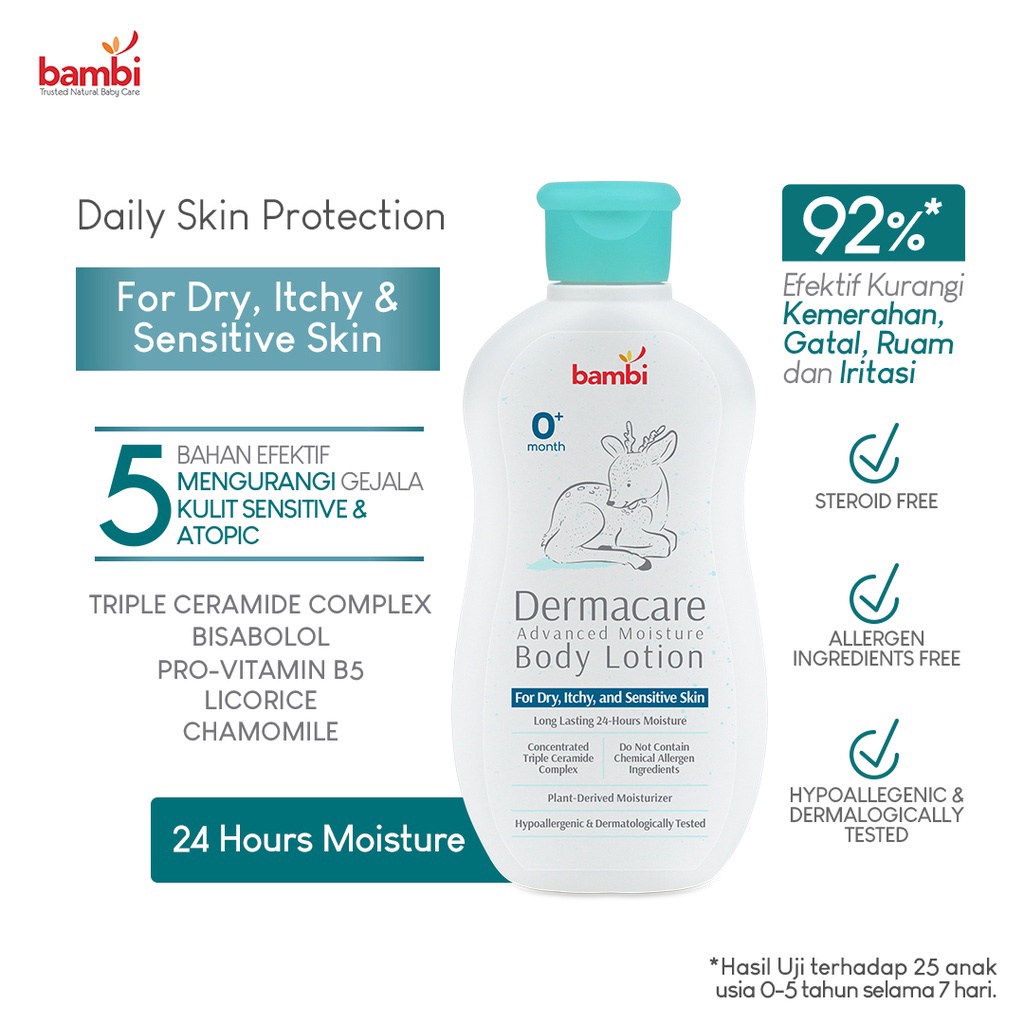 Bambi Baby Dermacare Advanced Moisture Body Lotion