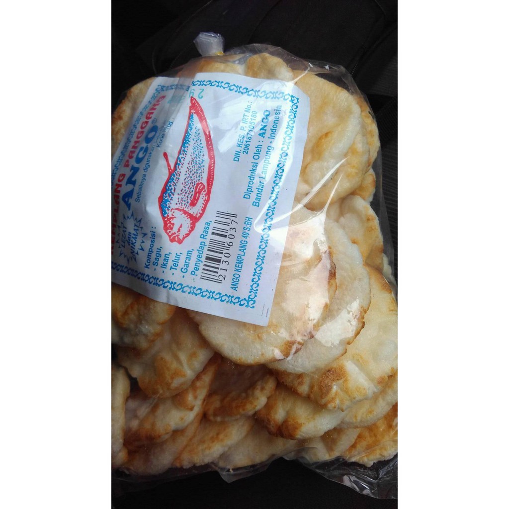 

Kemplang Lampung Ango isi 35 keping