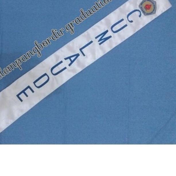 ☑ Sash Selempang Bordir CUMLAUDE bisa pakai LOGO Ω