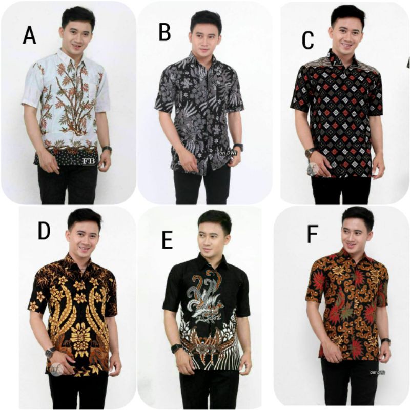 [[BAYAR DITEMPAT ]] BAJU BATIK PRIA ABADI BATIK KEMEJA BATIK PRIA LENGAN PENDEK